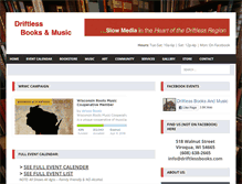 Tablet Screenshot of driftlessbooks.com